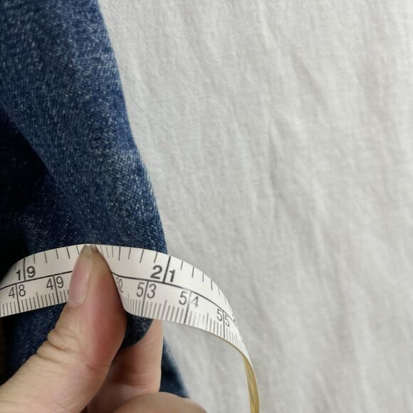 Vtg 90’s St Johns Bay Denim Maxi Skirt 12 Prairie Cottagecore Boho Gyaru - Picture 7 of 8